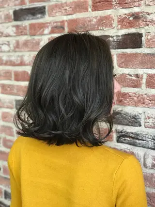 ミディアム カラー 市村 正義のヘアスタイル