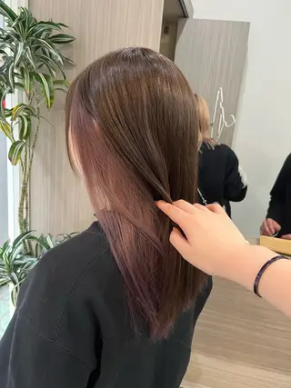 カラー 艶髪🥣透明感カラー 🫧前田奈津実のヘアスタイル
