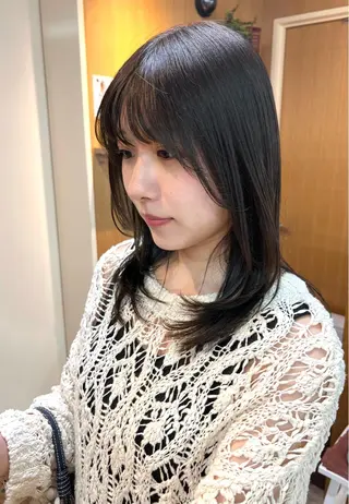 ミディアム カラー 透明感カラー ゆうだいのヘアスタイル