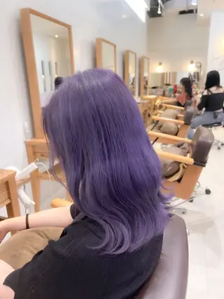 ミディアム 透明感カラー☁️岩永 侑奈のヘアスタイル