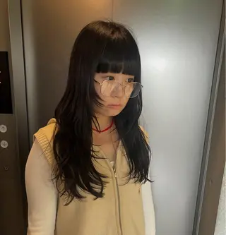 カラー 柔め透明感血色カラー 暖色/レイヤー/ゆいのヘアスタイル