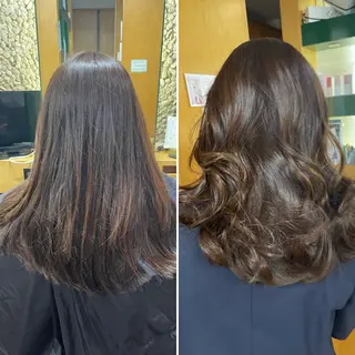 ロング カラー katae sayoriのヘアスタイル