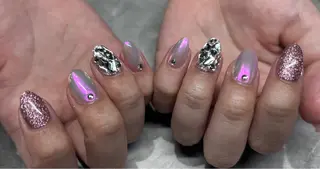ネイル Miimo💅🏻 ほのか‪ ·͜·♡‬のネイルデザイン