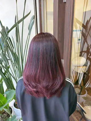 ミディアム カラー 髙木 優人のヘアスタイル