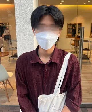 パーマ メンズ Ore🫧タナカマヤ /柔らかい質感カラーのヘアスタイル