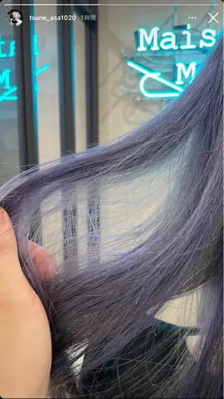 ミディアム カラー 一ノ瀬 暁のヘアスタイル