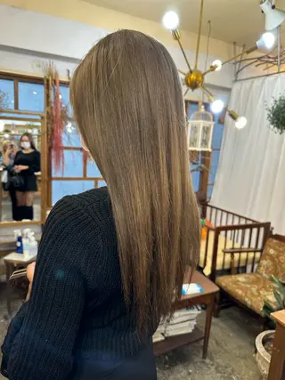 ロング カラー 完全個室/ケアカラー 🌟misaki🌟のヘアスタイル