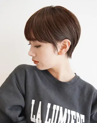 ショート 岡安優太 顔まわり似合せが得意のヘアスタイル