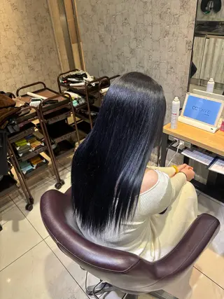 ロング カラー 韓国髪質改善艶カラー /レイヤー/miyuのヘアスタイル