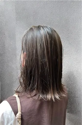 ミディアム カラー 髪質改善/ ツヤ髪カラー/高井のヘアスタイル