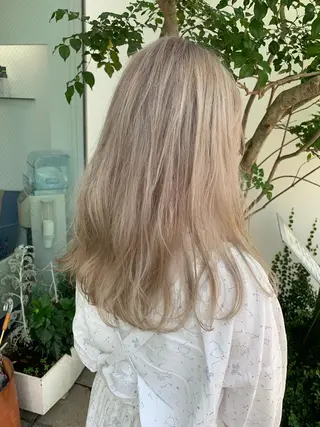 セミロング カラー 武田 久司のヘアスタイル