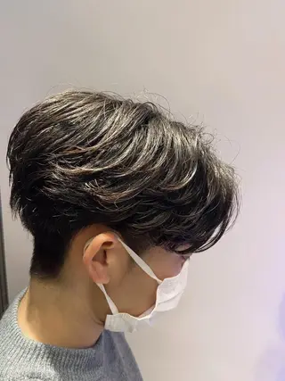 パーマ メンズ メンズ縮毛矯正 ♠️店長下平隼人のヘアスタイル