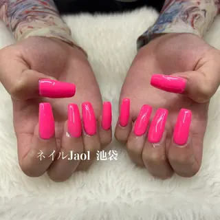 ロング ネイルJaol 池袋のネイルデザイン