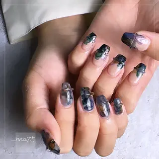 ネイル GRANDE OSU Anna 🧸💛のネイルデザイン