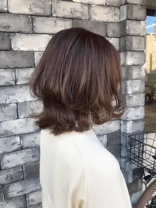 ミディアム カラー ✂️似合わせの魔術師 石田一樹✂️のヘアスタイル