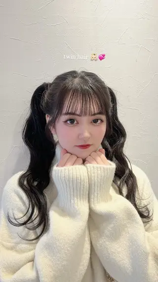 ロング ヘアアレンジ ふわモテ/艶カラー yuki♡♡のヘアスタイル