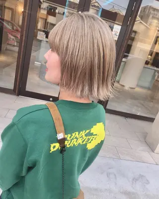 ショート カラー パーマ ヘアアレンジ メンズ キッズ ネイル マツエク・マツパ 圧倒的なクォリティ✨ waku 岡崎店のヘアスタイル