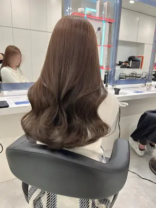 ヘアアレンジ ロング カラー 韓国カット/ パーマ/KOTAのヘアスタイル