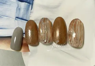 ネイル フルリール 【プライベートサロンのネイルデザイン
