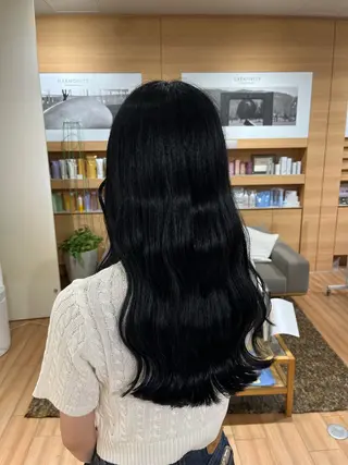 ロング カラー 韓国風ヘア さらのヘアスタイル