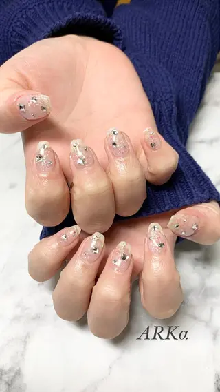 セミロング ネイル Nailsalon ARKαのネイルデザイン