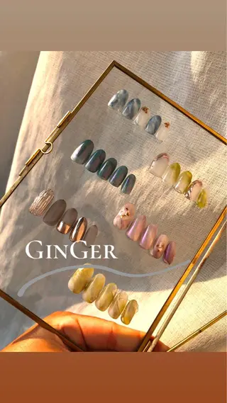 ネイル ginger nail&spaのネイルデザイン