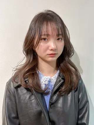 セミロング カラー cut／nail ▫️ｲﾁｶ🌻のネイルデザイン