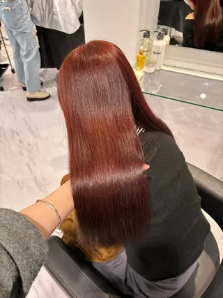 ロング カラー 表参道♡暗髪♡ 艶カラー♡アユミのヘアスタイル