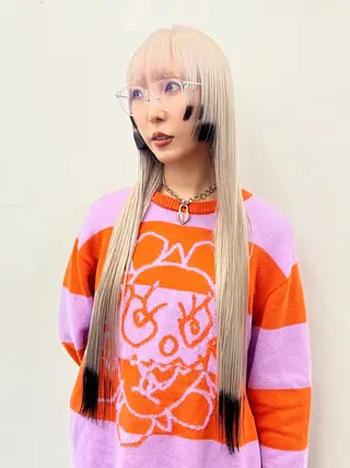 セミロング カラー HARU//原宿🤍 リピート率NO.1のヘアスタイル