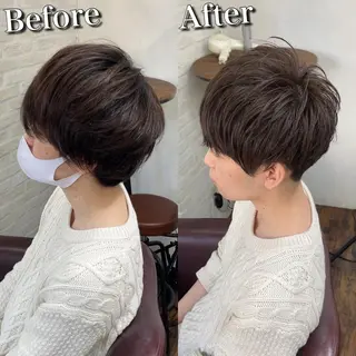 カラー メンズ Soleria 田中慎一のヘアスタイル