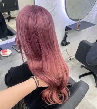ロング カラー 韓国ヘア🎀 /♡𝓝𝓸𝓪♡のヘアスタイル