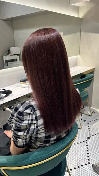 セミロング カラー 新宿/ヘアカラー AiNAのヘアスタイル