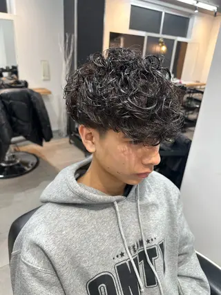 パーマ メンズ 🇺🇸大宮パーマ 波巻き/ツイスパのヘアスタイル
