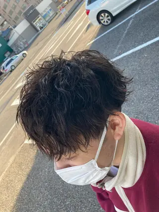 ショート パーマ メンズ パーマが得意な【最高 悠斗】のヘアスタイル
