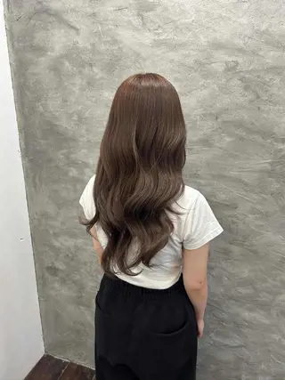 カラー ルプラボウ ふくい きなりのヘアスタイル