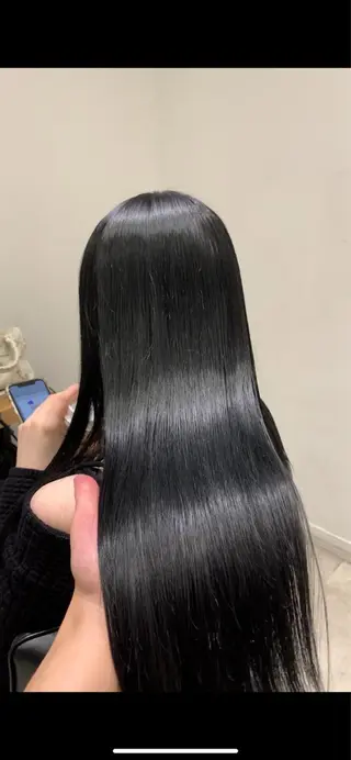 ロング カラー れい🫧 ハイトーン特化のヘアスタイル