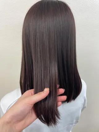 セミロング 韓国ヘア🇰🇷🎀 みきのヘアスタイル