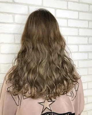 セミロング カラー 佐藤 高徳のヘアスタイル