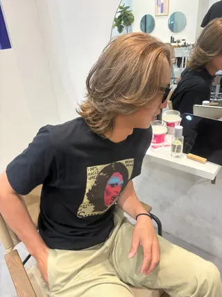 カラー メンズ 再現性×メンズヘア/ 表参道/MOMONEのヘアスタイル