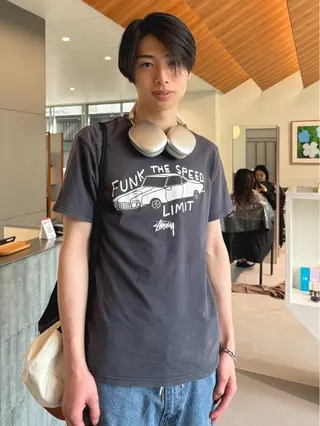 メンズ シャドウパーマ 田形清流のヘアスタイル