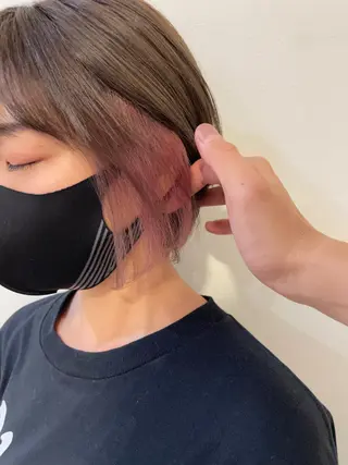ショート カラー 髪質改善特化 🫧松野力也のヘアスタイル