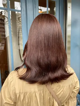 セミロング 齋藤 樹里のヘアスタイル