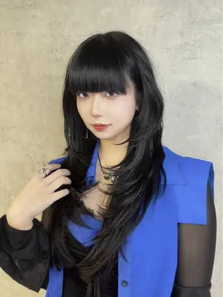 ロング トレンド韓国レイヤー 🇰🇷のんのヘアスタイル