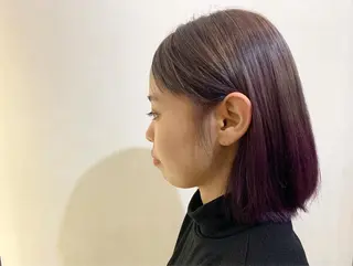 ミディアム カラー Sakairi Yunaのヘアスタイル