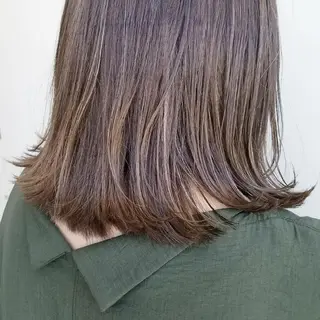 カラー ミディアム パーマ ヘアアレンジ iplus まつげ、眉毛、耳つぼのマツエク・マツパデザイン