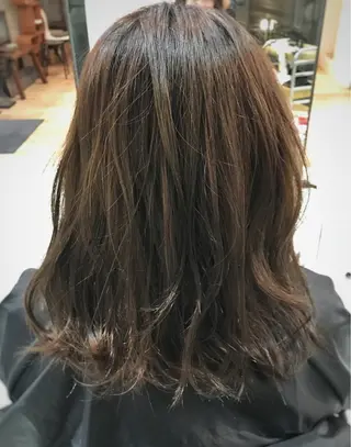セミロング カラー パーマ ヘアアレンジ メンズ キッズ ネイル マツエク・マツパ 逗子葉山 ナオイカイラのヘアスタイル