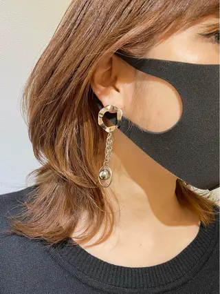ミディアム カラー ヘアアレンジ IVY villa Suzu.のヘアスタイル