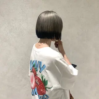 ショート カラー YUIKA☆髪質改善 小顔カット艶カラーのヘアスタイル