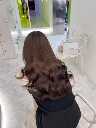 ロング カラー 🤍透明感·ツヤ感 カラー/mai‎🤍のヘアスタイル