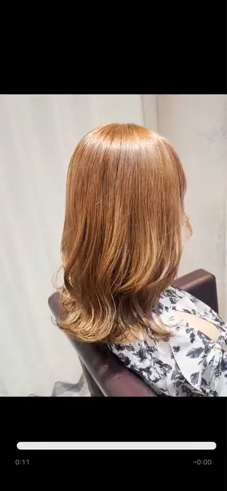 ミディアム カラー Lutia 新宿 髪質改善/アカリ🎀のヘアスタイル